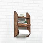 Aberto Design Especiero y Colgador de Toallas de Madera Natural, 48x29x10 cm